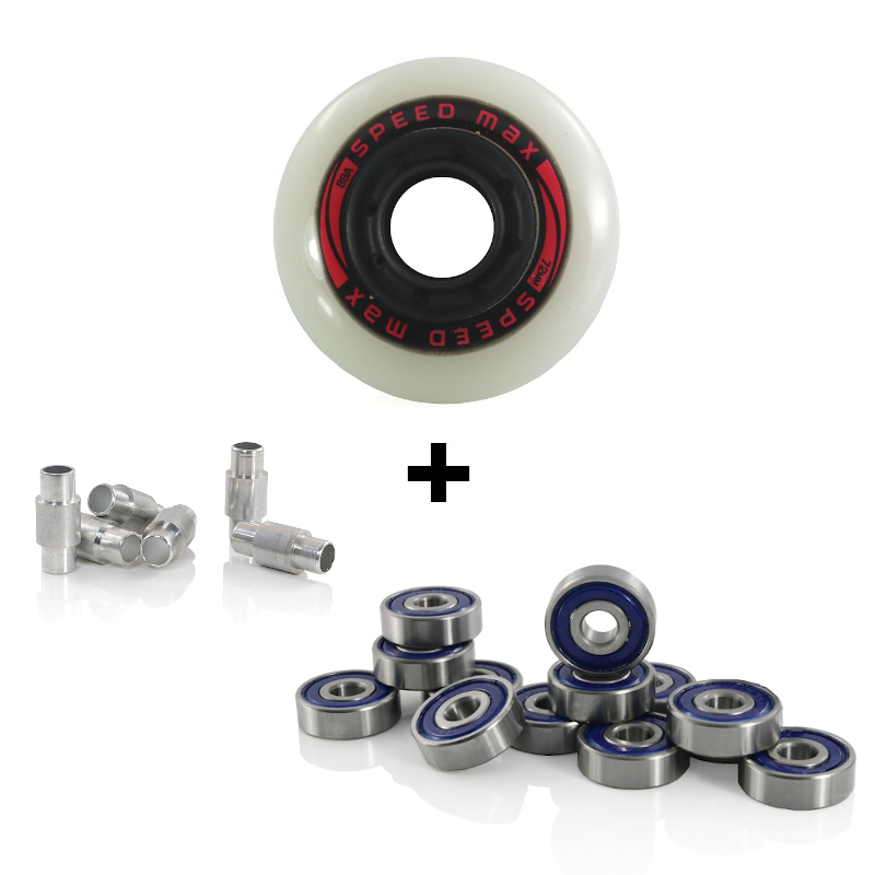 Snow-White Speedmax Rollen 89A mit ABEC-7