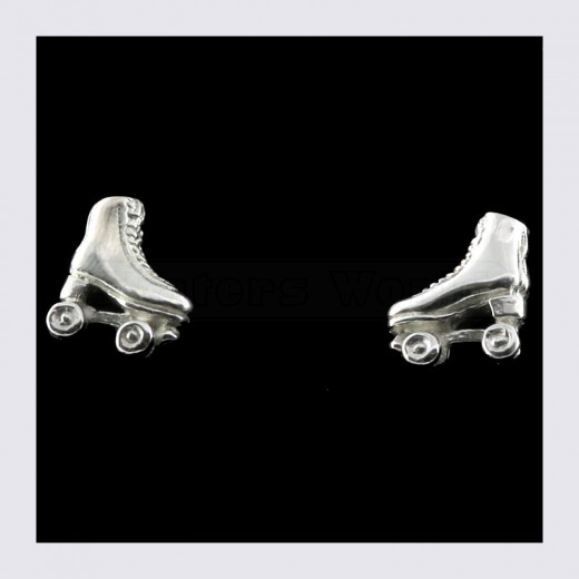 Ohrstecker Rollschuh groß