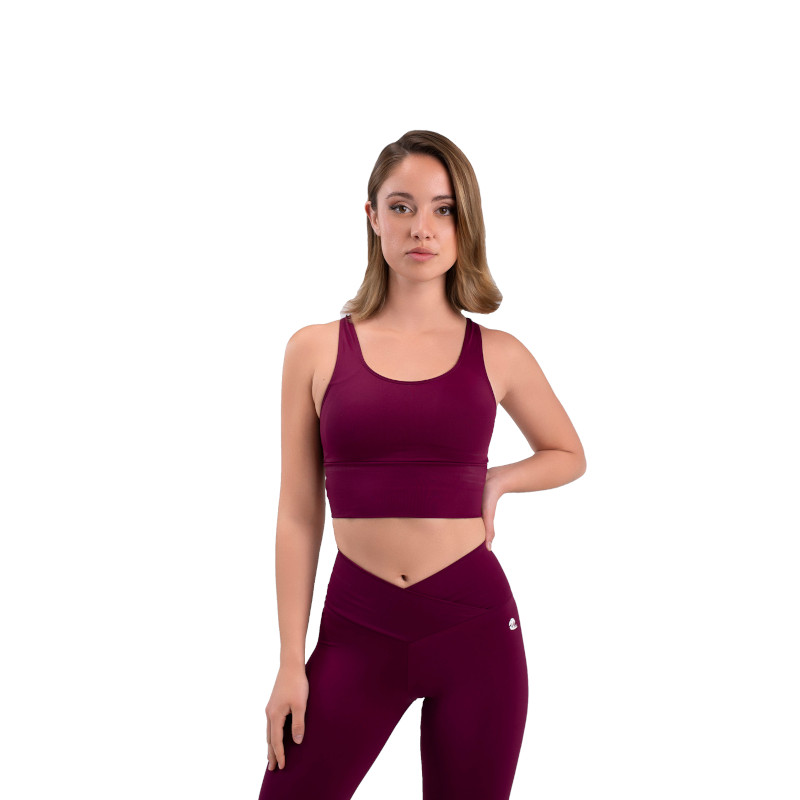 Intermezzo Sport crop top 6654 garnet