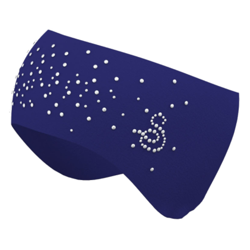Sagester Stirnband 537 mit Strass bluette
