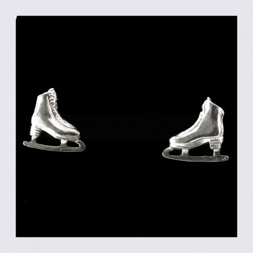 Ohrstecker Schlittschuh groß